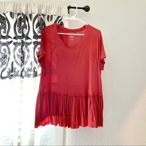 Peplum Tshirt, size L